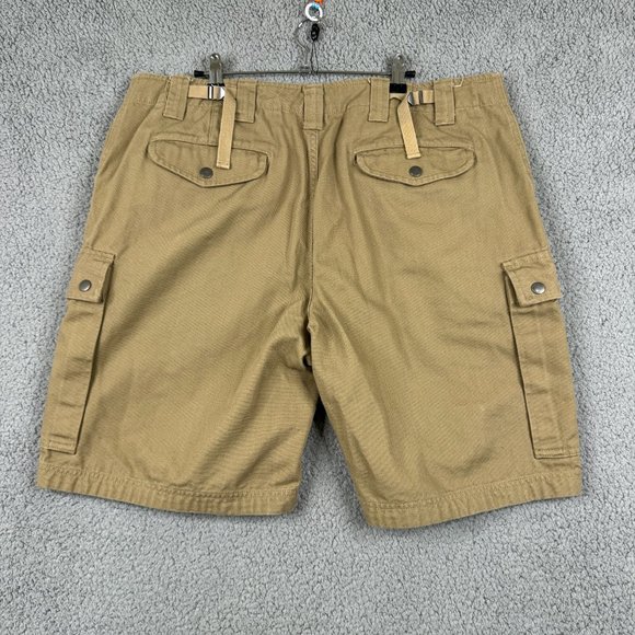 Duluth Trading Co Shorts Mens Size 40 Brown Heavy Canvas Cargo Shorts 9" Inseam - Picture 7 of 16
